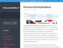 Tablet Screenshot of paolaharris.it